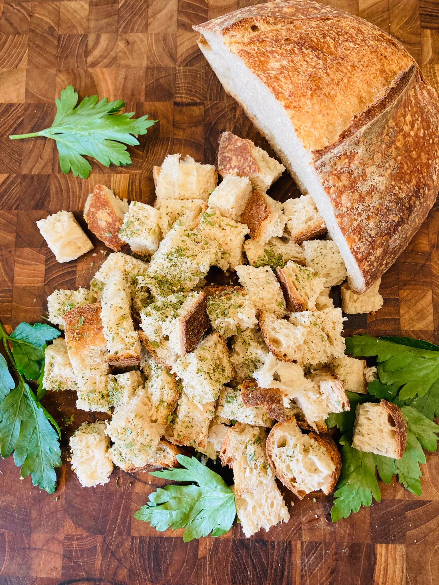 Thanksgiving Menu: Sourdough Stuffing Mix