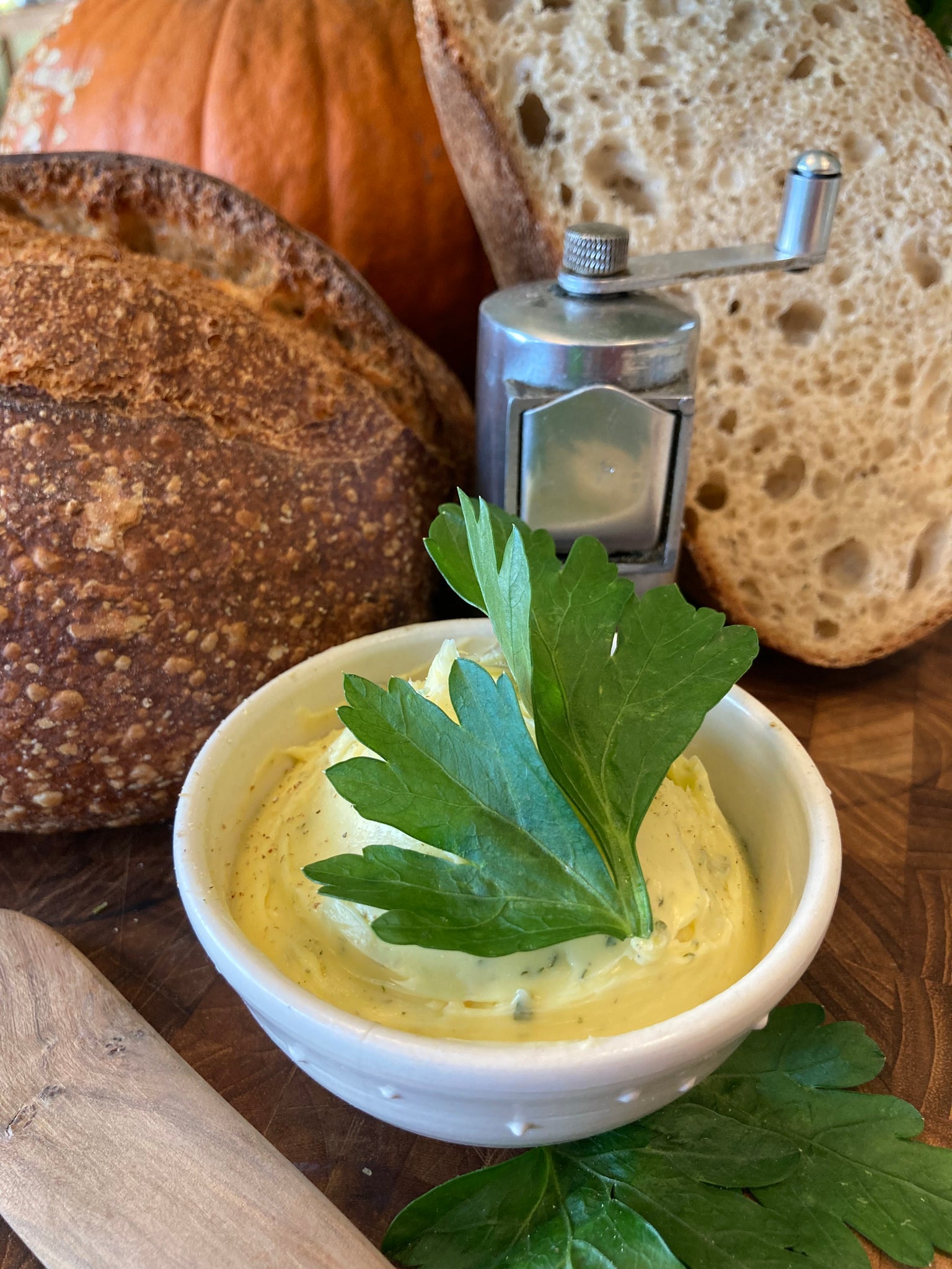 Thanksgiving Menu: Cracked Peppercorn Compound Butter